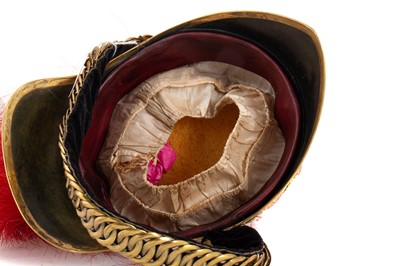 Lot 38 - ROYAL HORSE GUARDS, OFFICER'S ALBERT HELMET