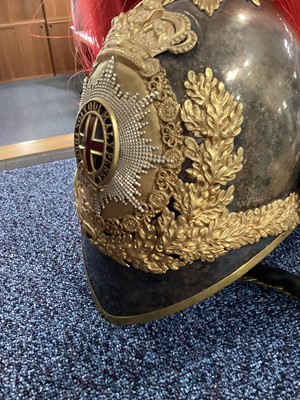 Lot 38 - ROYAL HORSE GUARDS, OFFICER'S ALBERT HELMET