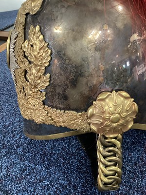 Lot 38 - ROYAL HORSE GUARDS, OFFICER'S ALBERT HELMET