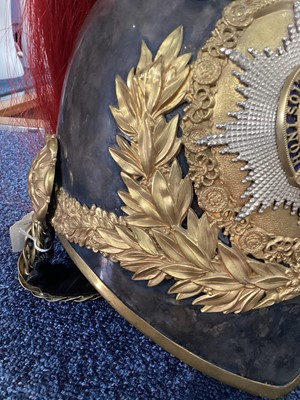 Lot 38 - ROYAL HORSE GUARDS, OFFICER'S ALBERT HELMET