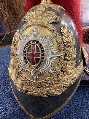 Lot 38 - ROYAL HORSE GUARDS, OFFICER'S ALBERT HELMET