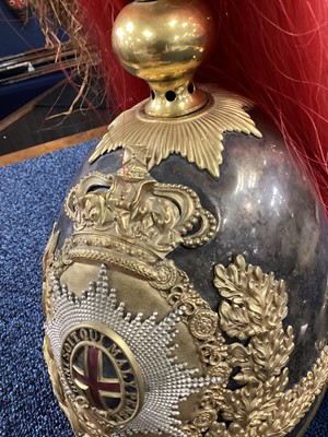 Lot 38 - ROYAL HORSE GUARDS, OFFICER'S ALBERT HELMET