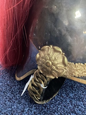 Lot 38 - ROYAL HORSE GUARDS, OFFICER'S ALBERT HELMET