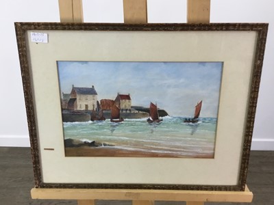 Lot 289 - TWO WATERCOLOURS DEPICTING ARDROSSAN HARBOUR & SALCOATS HARBOUR