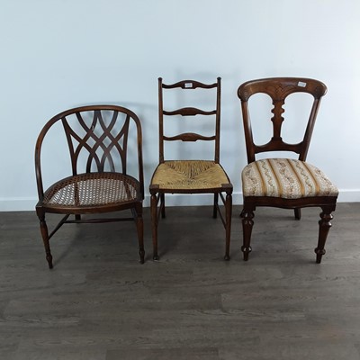 Lot 317 - SEVEN VARIOUS CHAIRS