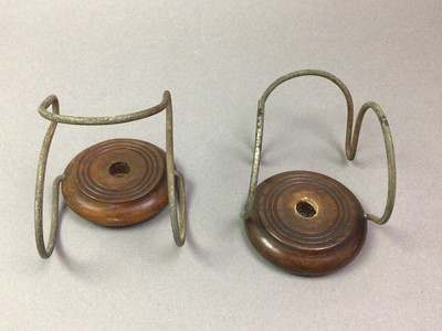 Lot 1519 - VICTORIAN TABLE TENNIS SET