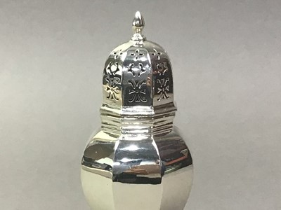 Lot 298 - SILVER SUGAR CASTER