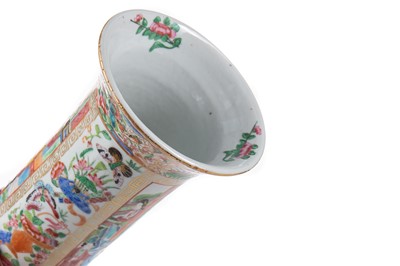 Lot 1048 - TWO CHINESE CANTON FAMILLE ROSE VASES