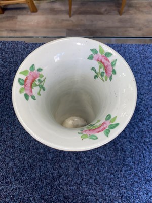 Lot 1048 - TWO CHINESE CANTON FAMILLE ROSE VASES