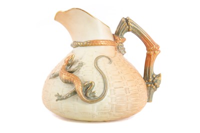 Lot 871 - ROYAL WORCESTER, BLUSH IVORY JUG