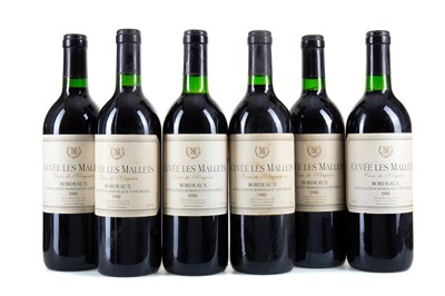 Lot 270 - 6 BOTTLES OF 1988 CUVEE LES MALLET