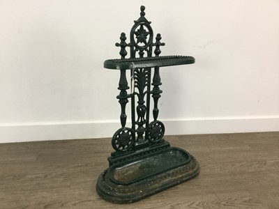 Lot 349 - CAST IRON UMBRELLA/STICK STAND