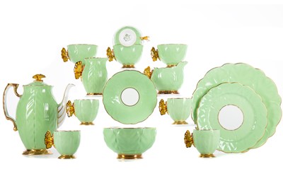 Lot 922 - AYNSLEY, ART DECO 'BUTTERFLY' TEA AND COFFEE SERVICE