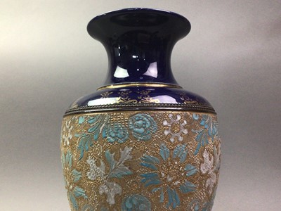 Lot 377 - DOULTON LAMBETH SALT GLAZE VASE