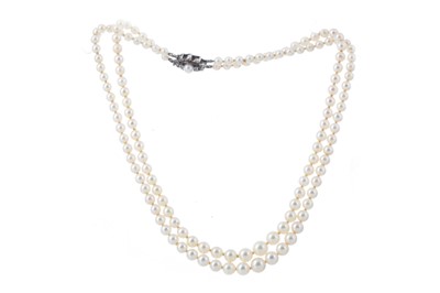 Lot 1151 - PEARL NECKLACE