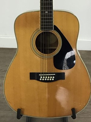 Lot 646 - YAMAHA TWELVE-STRING ACOUSTIC GUITAR