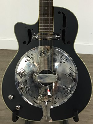 Lot 651 - OZARK ELECTRO-ACOUSTIC LEFT-HANDED RESONATOR GUITAR