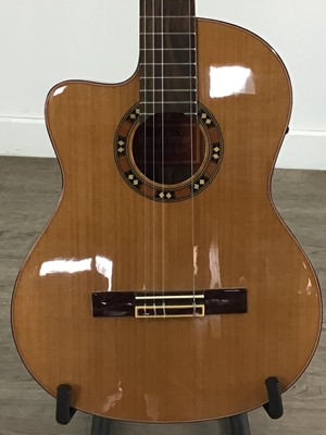 Lot 657 - MANUEL FERRINO LEFT-HANDED ELECTRO-ACOUSTIC GUITAR