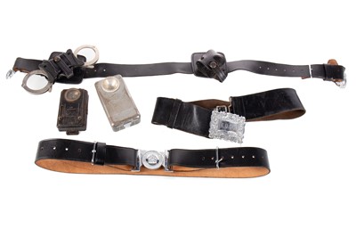 Lot 78 - COLLECTION OF POLICE BELTS