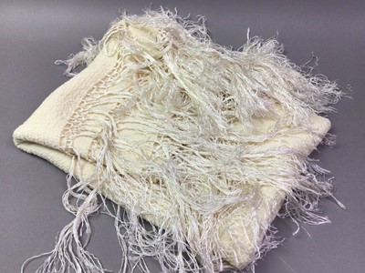 Lot 509 - CASHMERE CHRISTENING SHAWL
