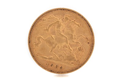 Lot 11 - EDWARD VII HALF SOVEREIGN