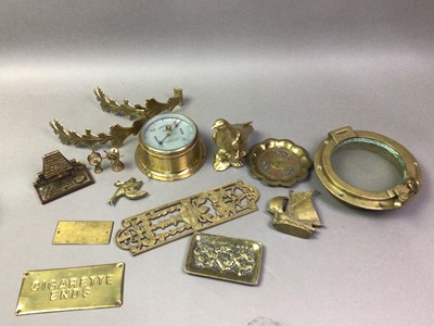 Lot 492 - L&G BRASS FIRE EXTINGUISHER