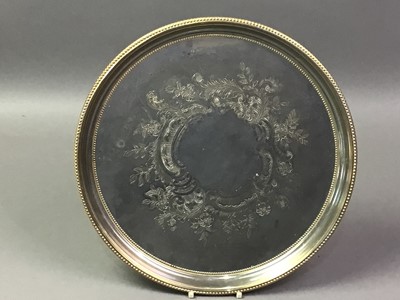 Lot 495 - GROUP OF SILVER PLATED AND PEWTER ITEMS