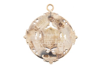 Lot 1535 - WILLIAM PETTIGREW OF GREENOCK MORTON F.C., HIS SCOTTISH FIRST DIVISION WINNERS GOLD MEDAL