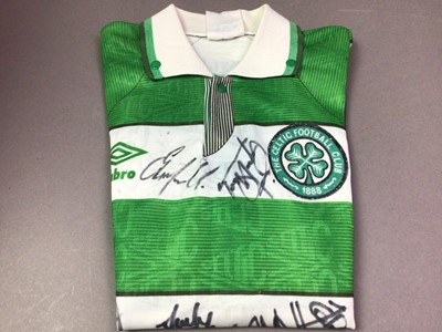 Lot 240 - SIGNED CELTIC KID'S SHIRT