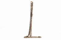 Lot 159 - GOLD CURB LINK CHAIN in fourteen carat gold,...