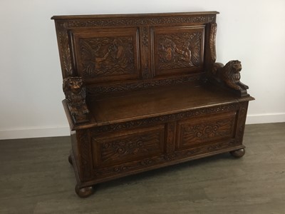 Lot 885 - OAK HALL SETTLE