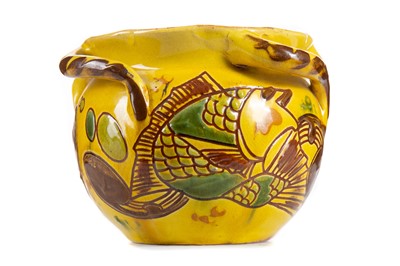 Lot 284 - FREDERICK BRADDON FOR C.H. BRANNAM POTTERY, ARTS & CRAFTS VASE