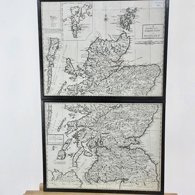 Lot 166 - JOHNSTON (ANDREW), TWO MAPS OF THE NORTH AND SOUTH PARTS OF SCOTLAND