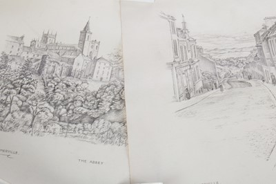 Lot 888 - ROBERT SOMERVILLE, DUNFERMLINE SKETCHES & NOTES