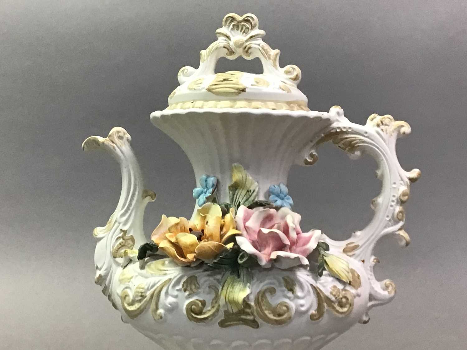 Lot 90 - COLLECTION OF CAPODIMONTE PORCELAIN