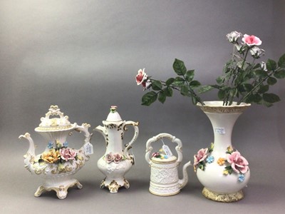 Lot 90 - COLLECTION OF CAPODIMONTE PORCELAIN