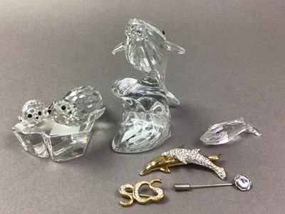 Lot 91 - GROUP OF SWAROVSKI ANIMAL FIGURES