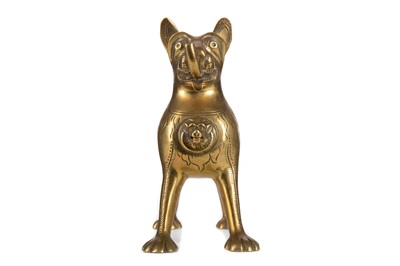 Lot 1051 - BRASS AQUAMANILE TABLE LIGHTER
