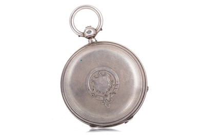 Lot 814 - TWO SILVER CASED POCKET WATCHES