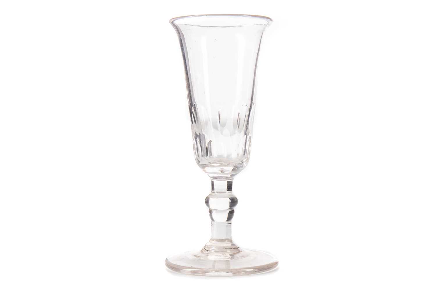 Lot 892 VICTORIAN GLASS CHAMPAGNE FLUTE