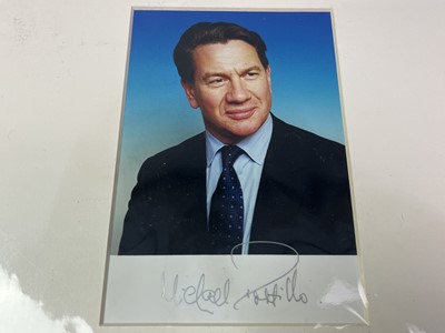 Lot 210 - THREE SIGNED POLITICAL PHOTOGRAPHS