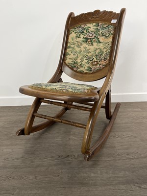 Lot 214 - VINTAGE ROCKING CHAIR