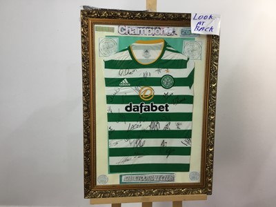 Lot 219 - CELTIC FOOTBALL CLUB SIGNED SHIRT