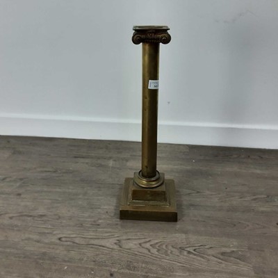 Lot 213 - BRASS CORINTHIAN COLUMN