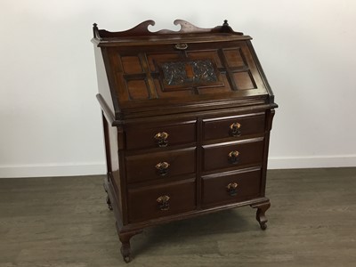 Lot 156 - VICTORIAN MAHOGANY BUREAU