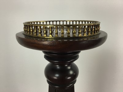 Lot 895 - MAHOGANY TORCHERE