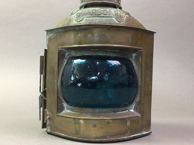 Lot 265 - REPRODUCTION SHIP'S LAMP