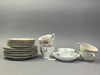 Lot 149 - ROYAL ALBERT MOSS ROSE PATTERN PART TEA SERVICE