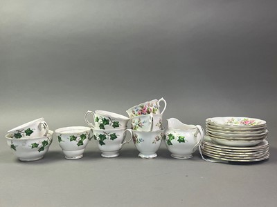 Lot 149 - ROYAL ALBERT MOSS ROSE PATTERN PART TEA SERVICE