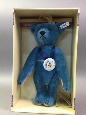 Lot 934 - STEIFF, TEDDY BEAR 1908 BLUE 35 REPLICA